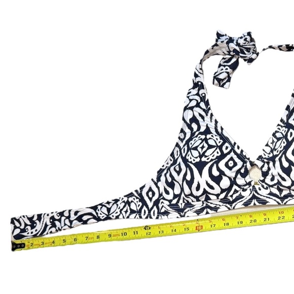 NWOT Tommy Bahama Ikat Diamonds Ring Front Halter Top - Picture 11 of 12